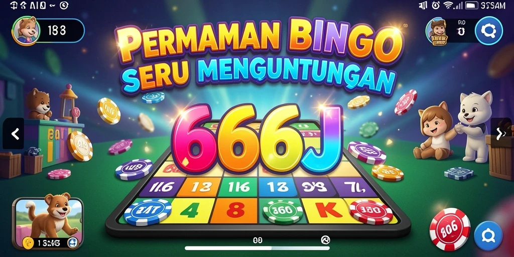 Tampilan gameplay Bingo yang menarik dan menyenangkan dari 666J.