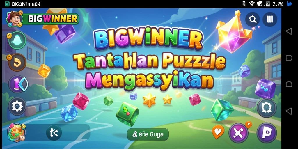 Tampilan gameplay <strong>BIGWINNER</strong> yang menantang dan penuh warna.