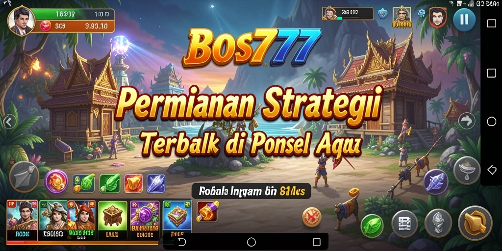 Tampilan gameplay menarik dari BOS777 dengan elemen strategi.