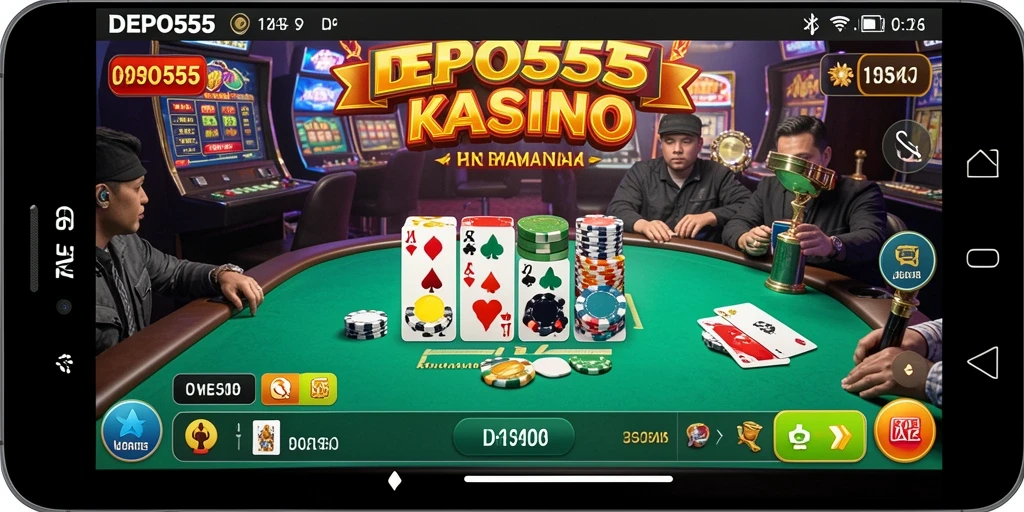 Screenshot DEPO555 menampilkan gameplay Kasino yang seru dan interaktif.