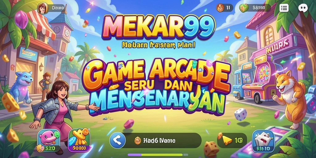 Tampilan gameplay seru dan menantang di MEKAR99.