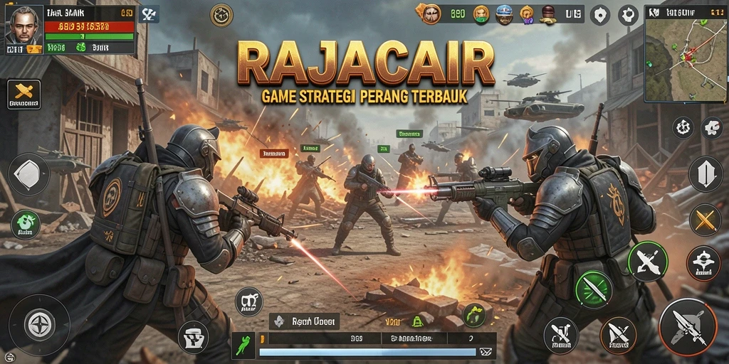 Tampilan gameplay RAJACAIR yang mendebarkan dan penuh strategi.