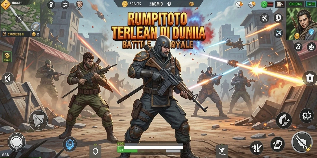 Tampak seru dan intens dalam pertempuran Battle Royale