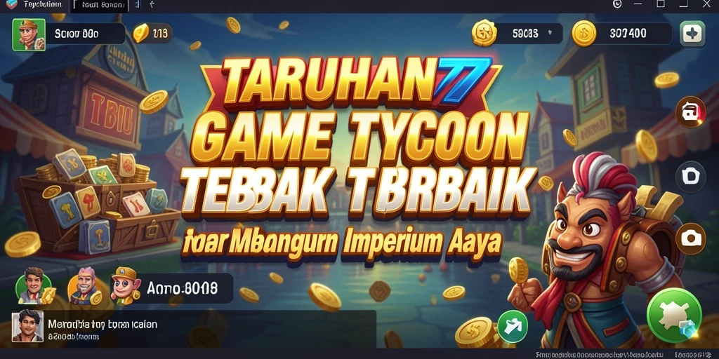Screenshot TARUHAN77 menampilkan gameplay Tycoon yang menarik dan interaktif.