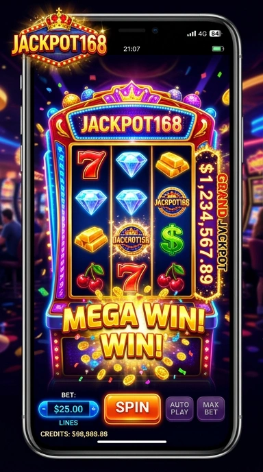 Fitur unggulan dari jackpot168 dalam satu tampilan.